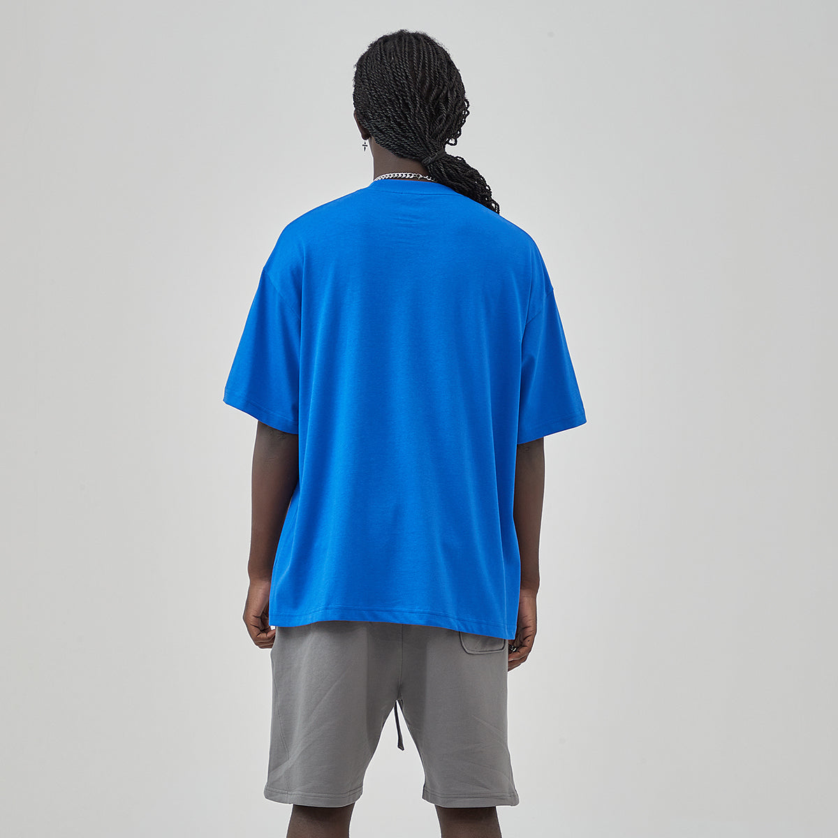 Drop Shoulder Basic Tee 6.7oz-INNBLAC Fashion Apparel