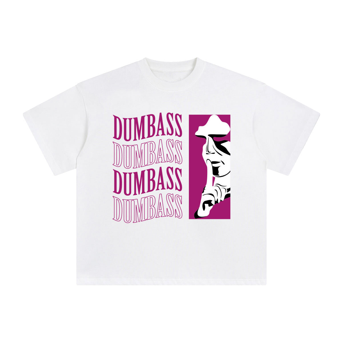 Dumbass Abstract Art Graphic T Shirt-INNBLAC Fashion Apparel