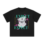 EXPCET Aesthetic Graphic T Shirt-INNBLAC Fashion Apparel