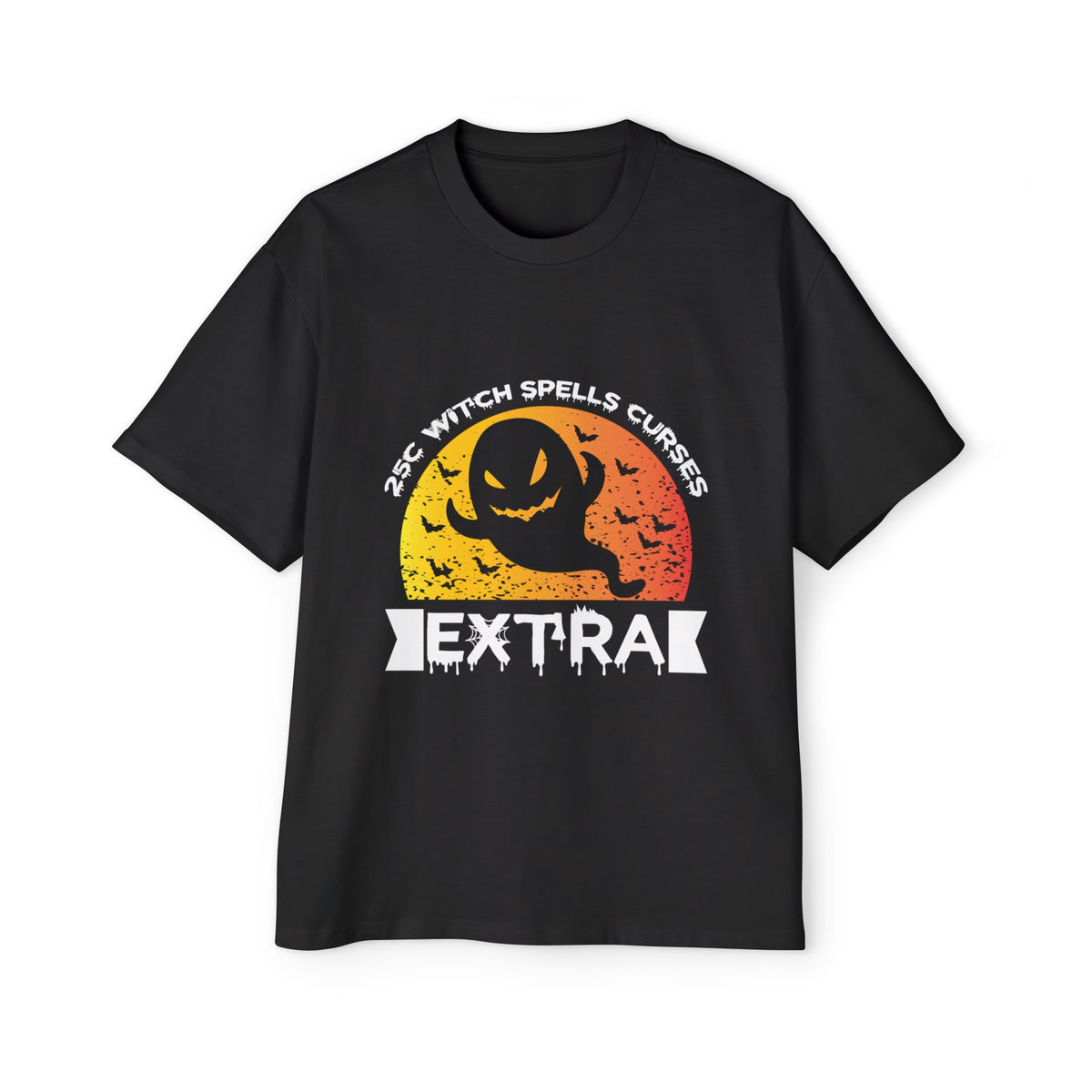 EXTRA Witch Spells Curses Graphic Tee-INNBLAC Fashion Apparel