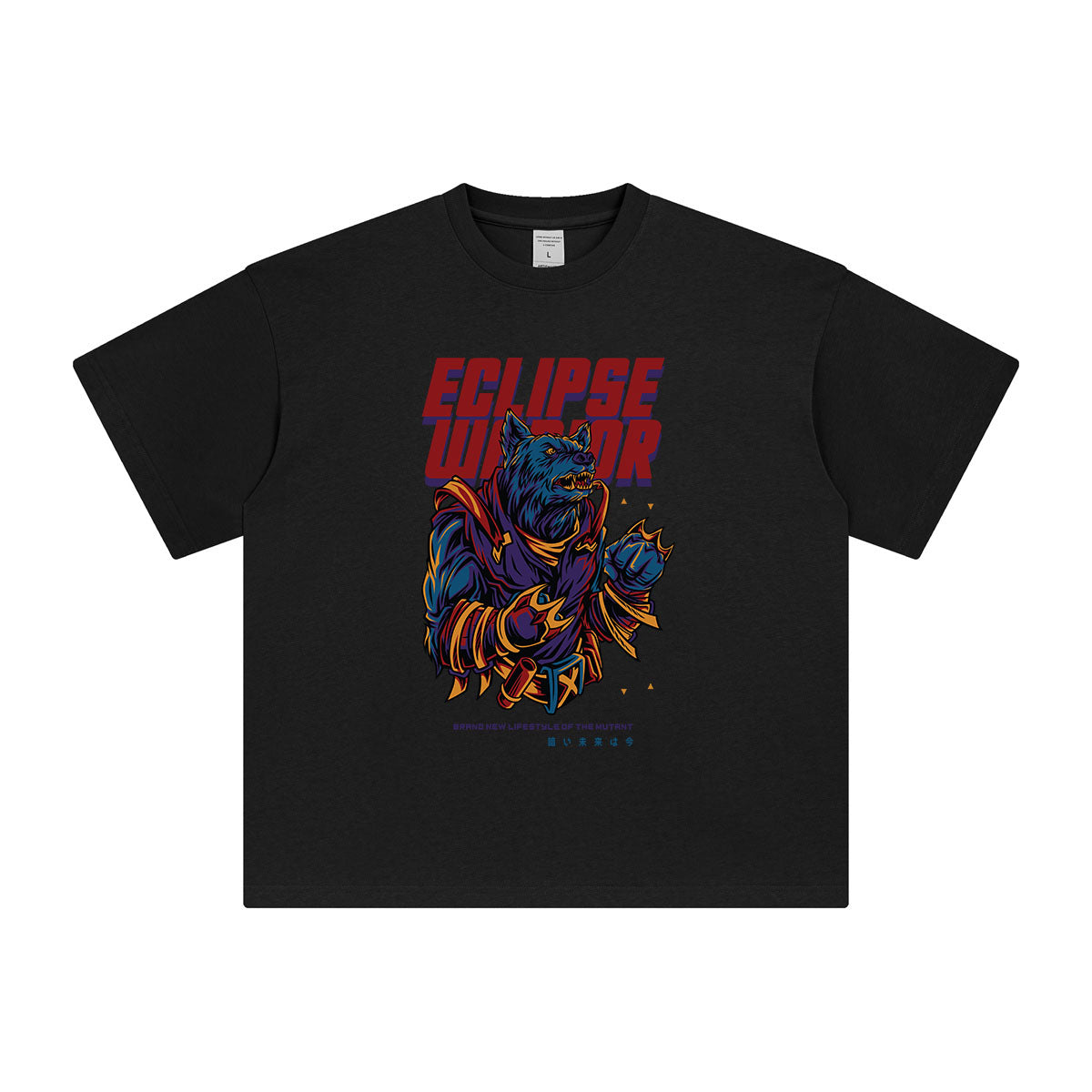 Eclipse Warrior Mutant Graphic Tee-INNBLAC Fashion Apparel