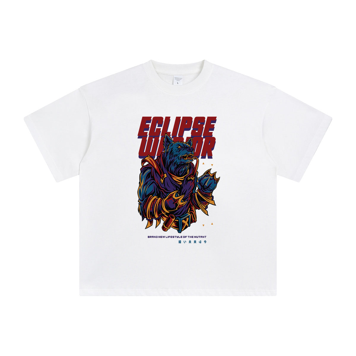 Eclipse Warrior Mutant Graphic Tee-INNBLAC Fashion Apparel