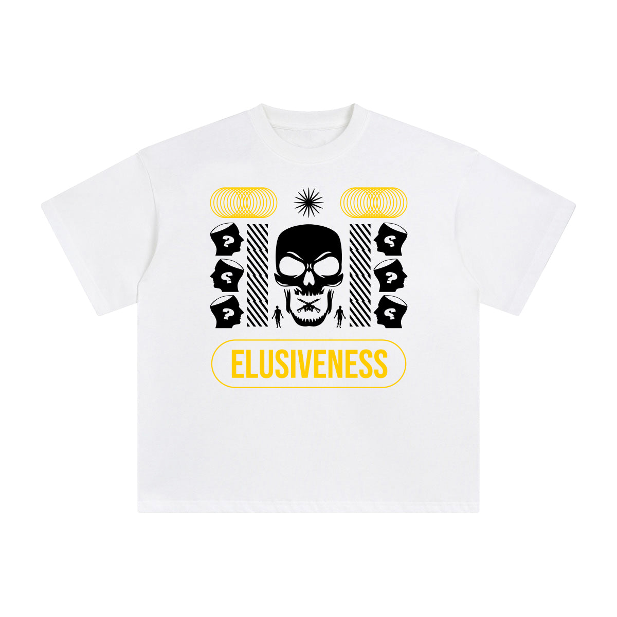 Elusiveness Abstract Graphic Tee-INNBLAC Fashion Apparel