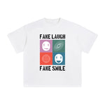 Emoji Abstract Art Graphic Tee-INNBLAC Fashion Apparel
