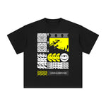 Emoji Abstract Graphic Tee-INNBLAC Fashion Apparel