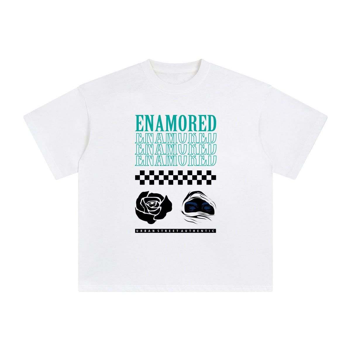 Enamored Abstract Art Graphic Tee-INNBLAC Fashion Apparel