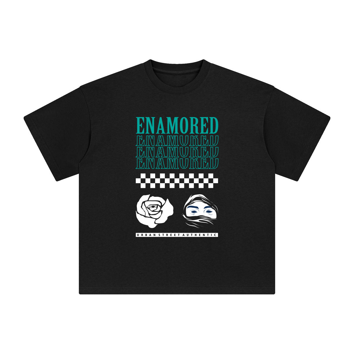 Enamored Abstract Art Graphic Tee-INNBLAC Fashion Apparel