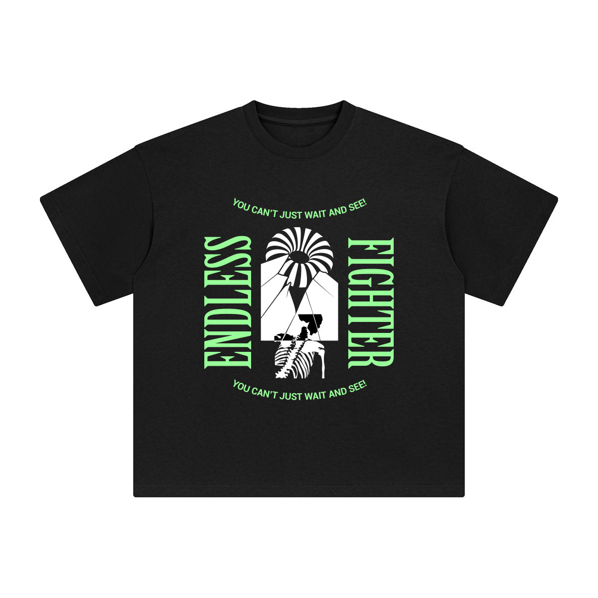 Endless Fighter Aesthetic Graphic Tee-INNBLAC Fashion Apparel