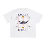 Escape Abstract Graphic Tee-INNBLAC Fashion Apparel