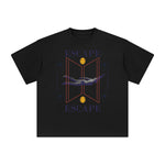 Escape Abstract Graphic Tee-INNBLAC Fashion Apparel