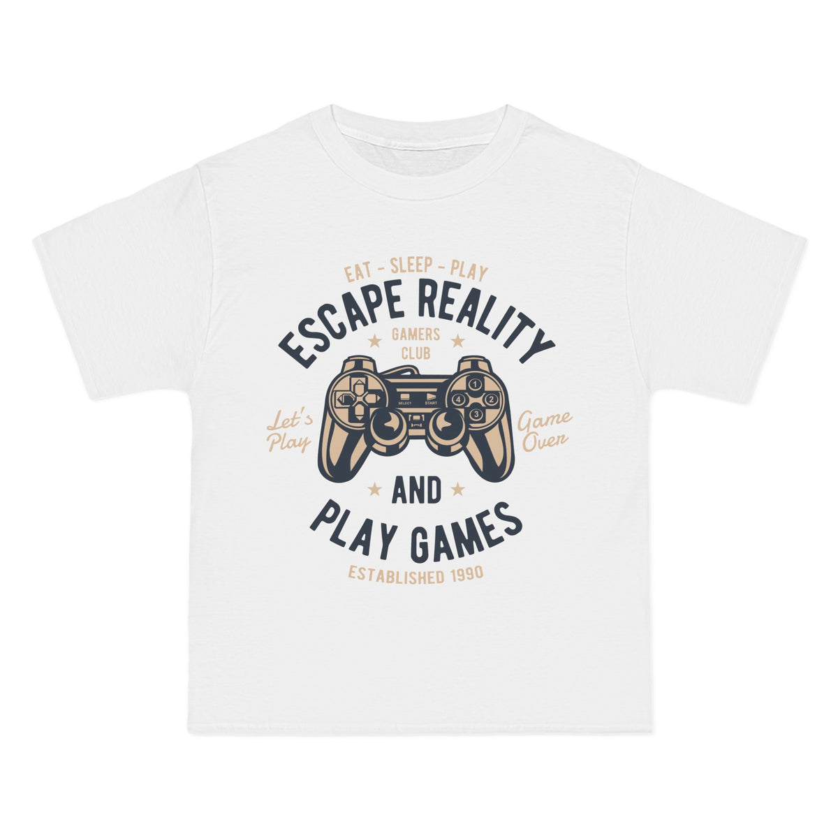 Escape Reality & Play Games Graphic Tee-INNBLAC Fashion Apparel