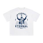 Eternal Abstract Graphic Tee-INNBLAC Fashion Apparel