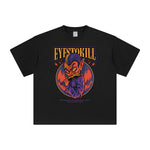 Eyes to Kill Halloween Graphic Tee-INNBLAC Fashion Apparel