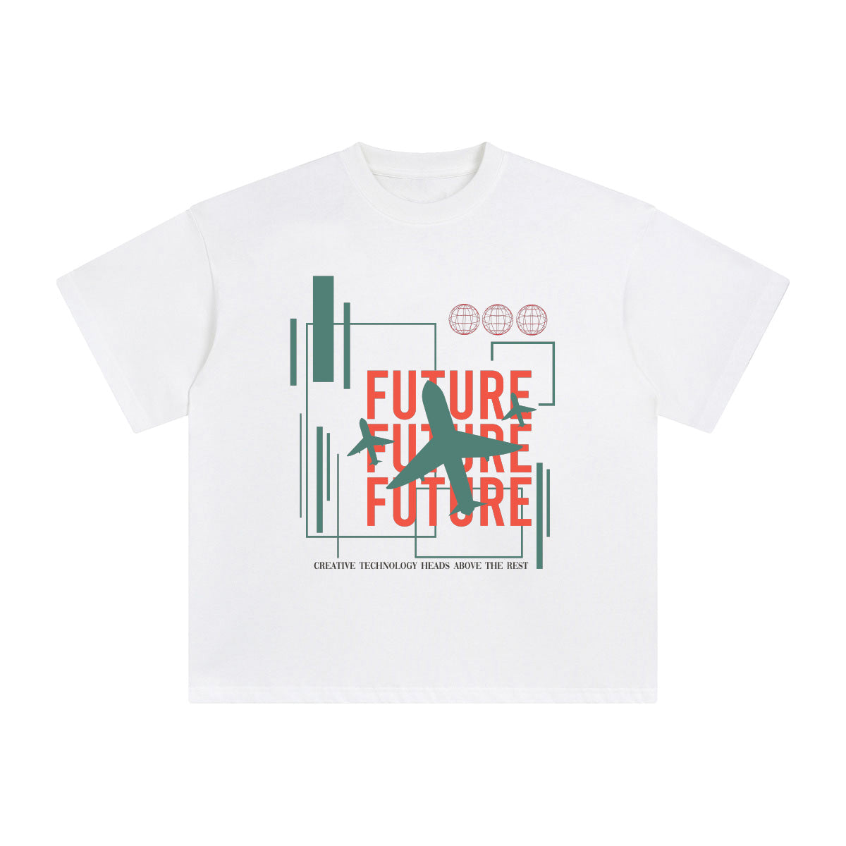 FUTURE Airplane Graphic T Shirt-INNBLAC Fashion Apparel