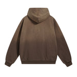 Women's Faded Double Slider Zip Hoodie-INNBLAC Fashion Apparel