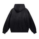 Women's Faded Double Slider Zip Hoodie-INNBLAC Fashion Apparel