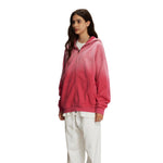 Women's Faded Double Slider Zip Hoodie-INNBLAC Fashion Apparel