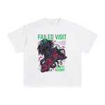 Failed Visit Octopus Monster Graphic Tee-INNBLAC Fashion Apparel