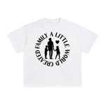 Family A Little World Created By Love Graphic Tee-INNBLAC Fashion Apparel