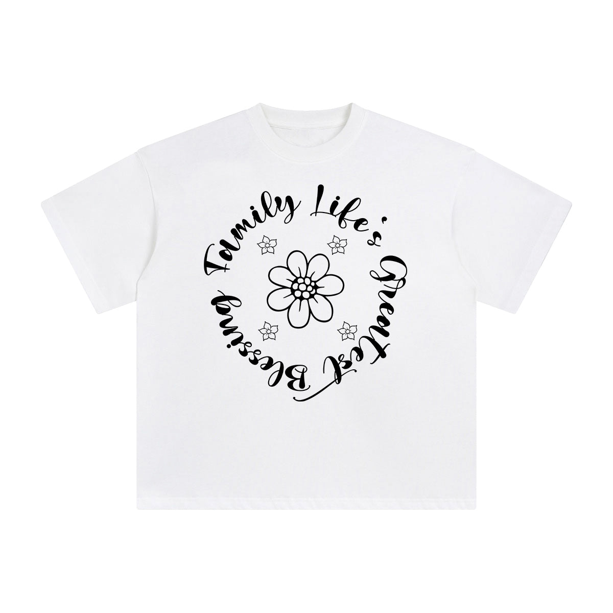 Family Life's Greatest Blessing Graphic Tee-INNBLAC Fashion Apparel