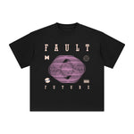 Fault Abstract Art Graphic T Shirt-INNBLAC Fashion Apparel
