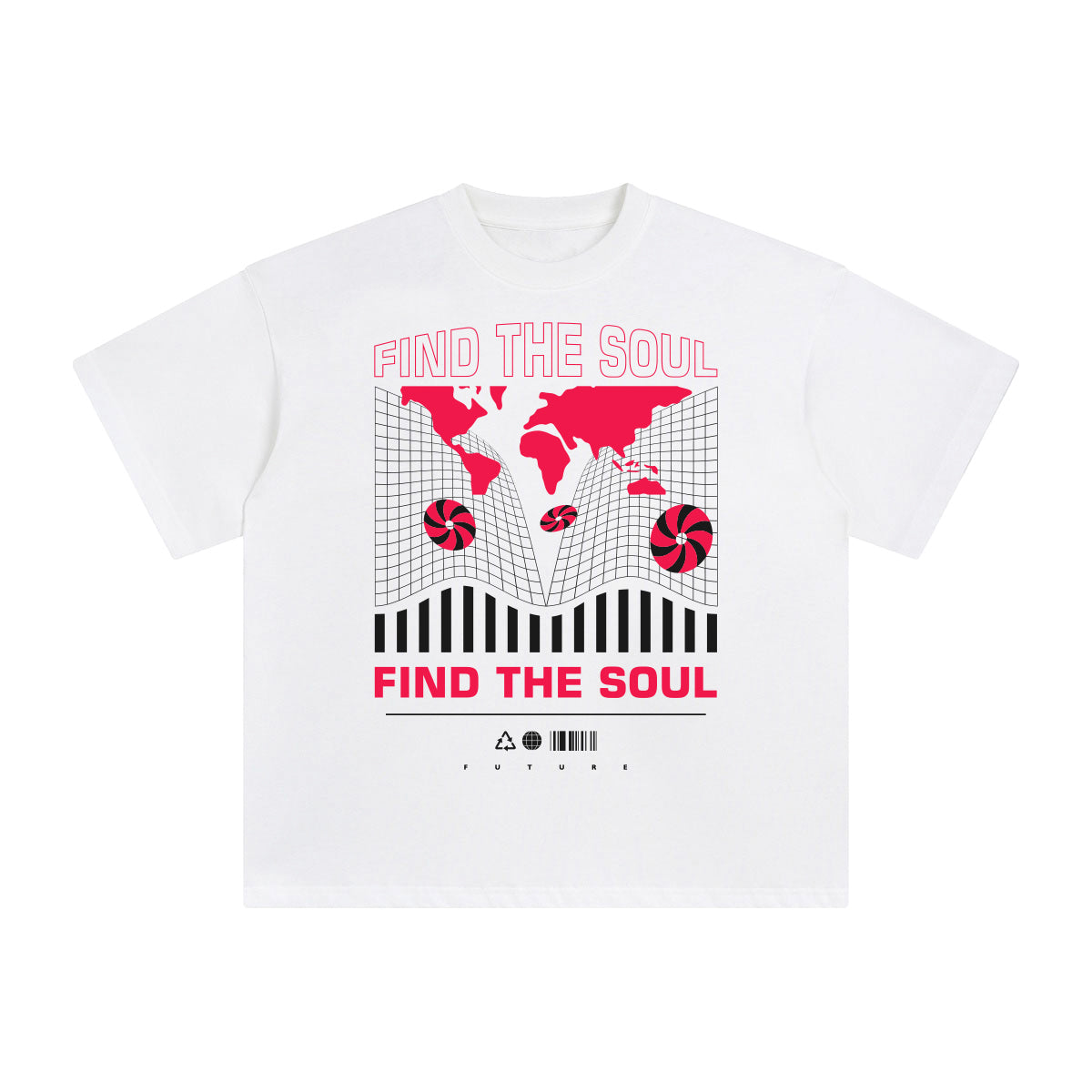 Find the Soul Abstract Graphic Tee-INNBLAC Fashion Apparel