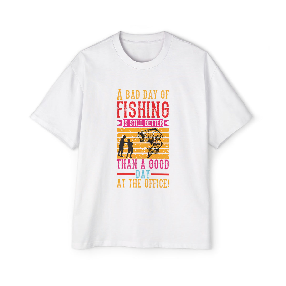 Fishing Slogan Retro Graphic Tee-INNBLAC Fashion Apparel