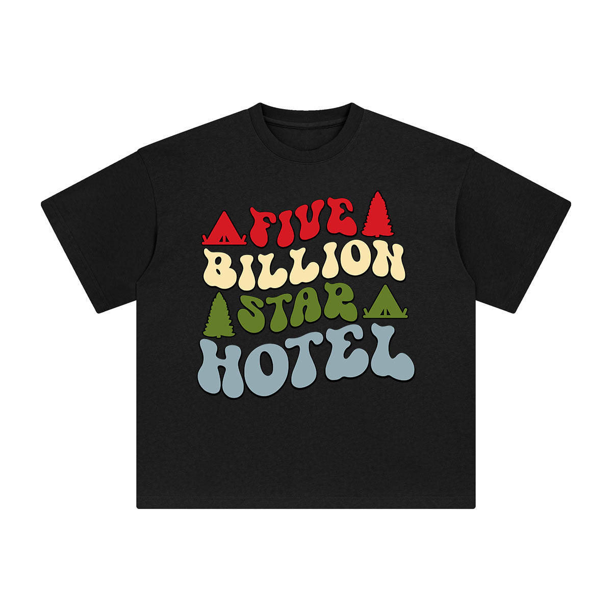 Five Billion Star Hotel Graphic Tee-INNBLAC Fashion Apparel