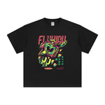 Fly High Japanese Kanji Graphic Tee-INNBLAC Fashion Apparel