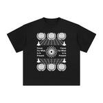 Focus for What is in Present Abstract Graphic Tee-INNBLAC Fashion Apparel