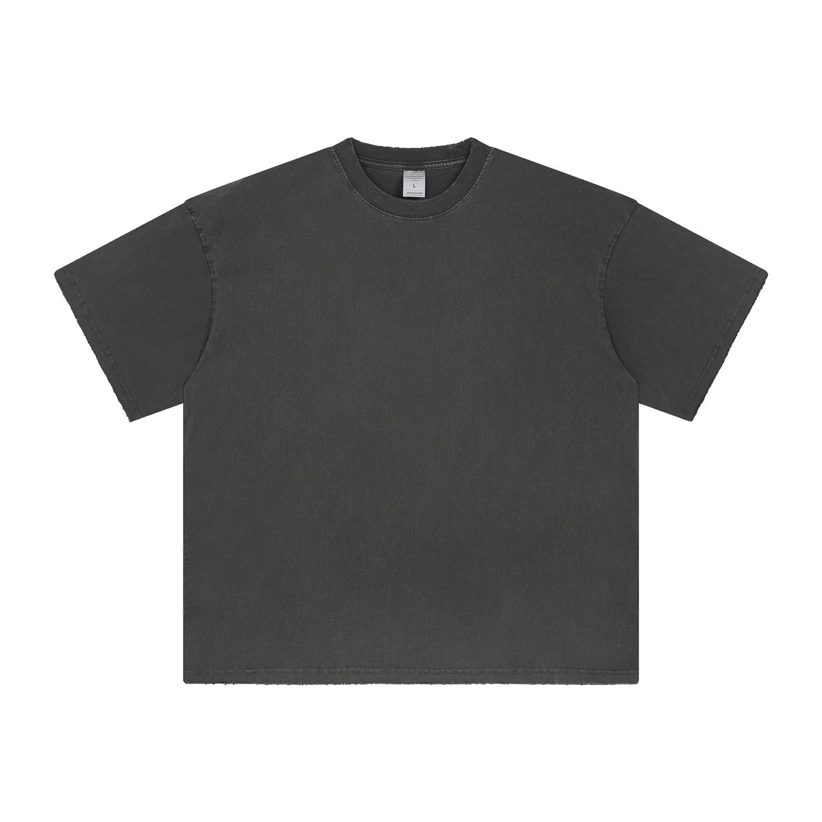 Frayed Edge Thick Cotton T Shirt 7.5oz-INNBLAC Fashion Apparel