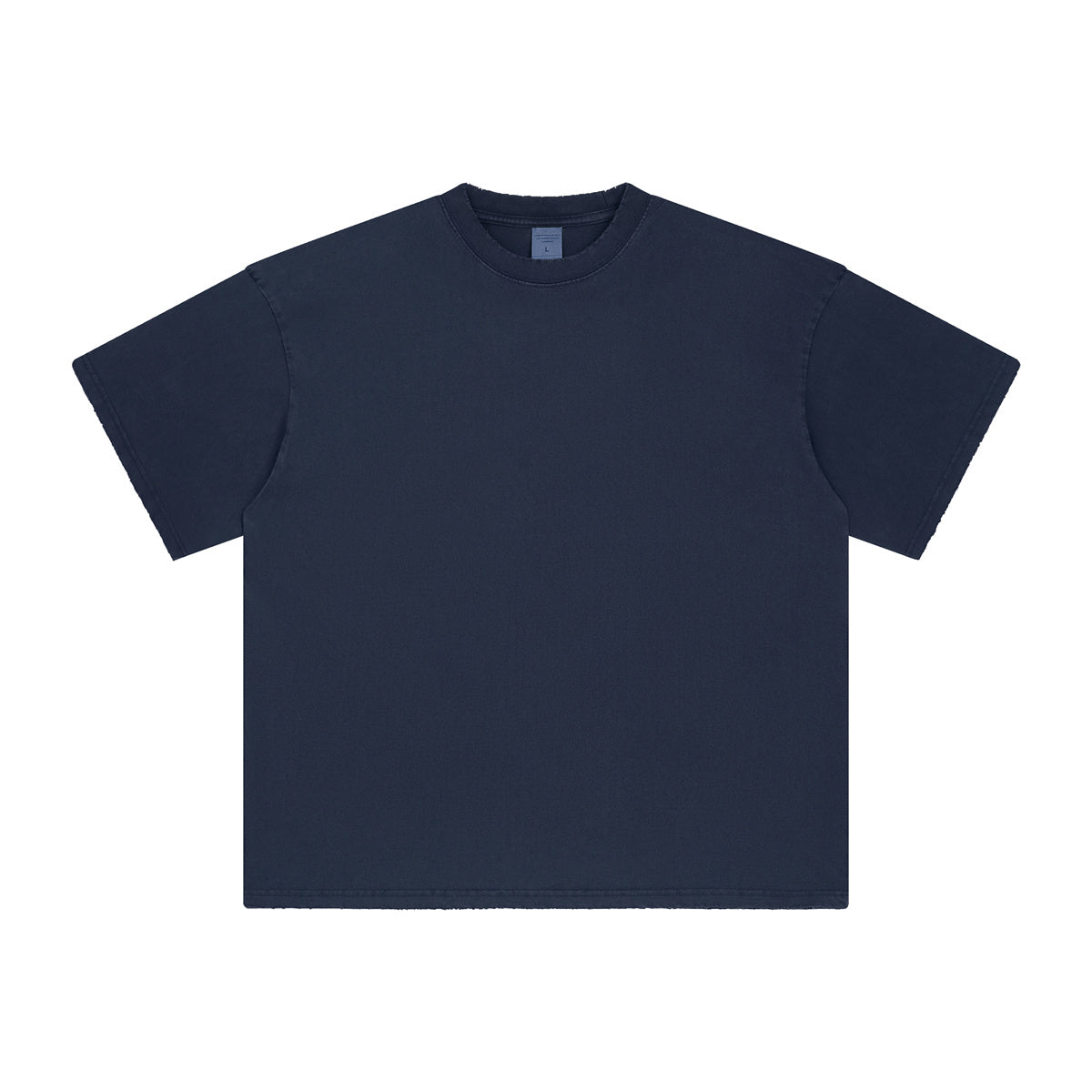 Frayed Edge Thick Cotton T Shirt 7.5oz-INNBLAC Fashion Apparel