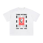 Free Victory Aesthetic Graphic Tee-INNBLAC Fashion Apparel