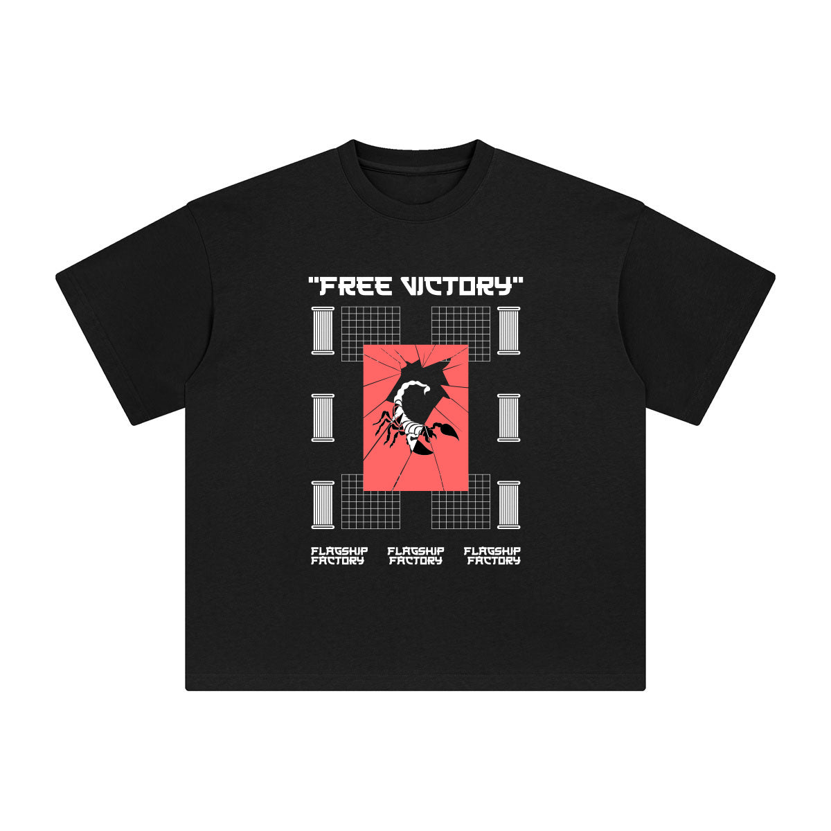 Free Victory Aesthetic Graphic Tee-INNBLAC Fashion Apparel
