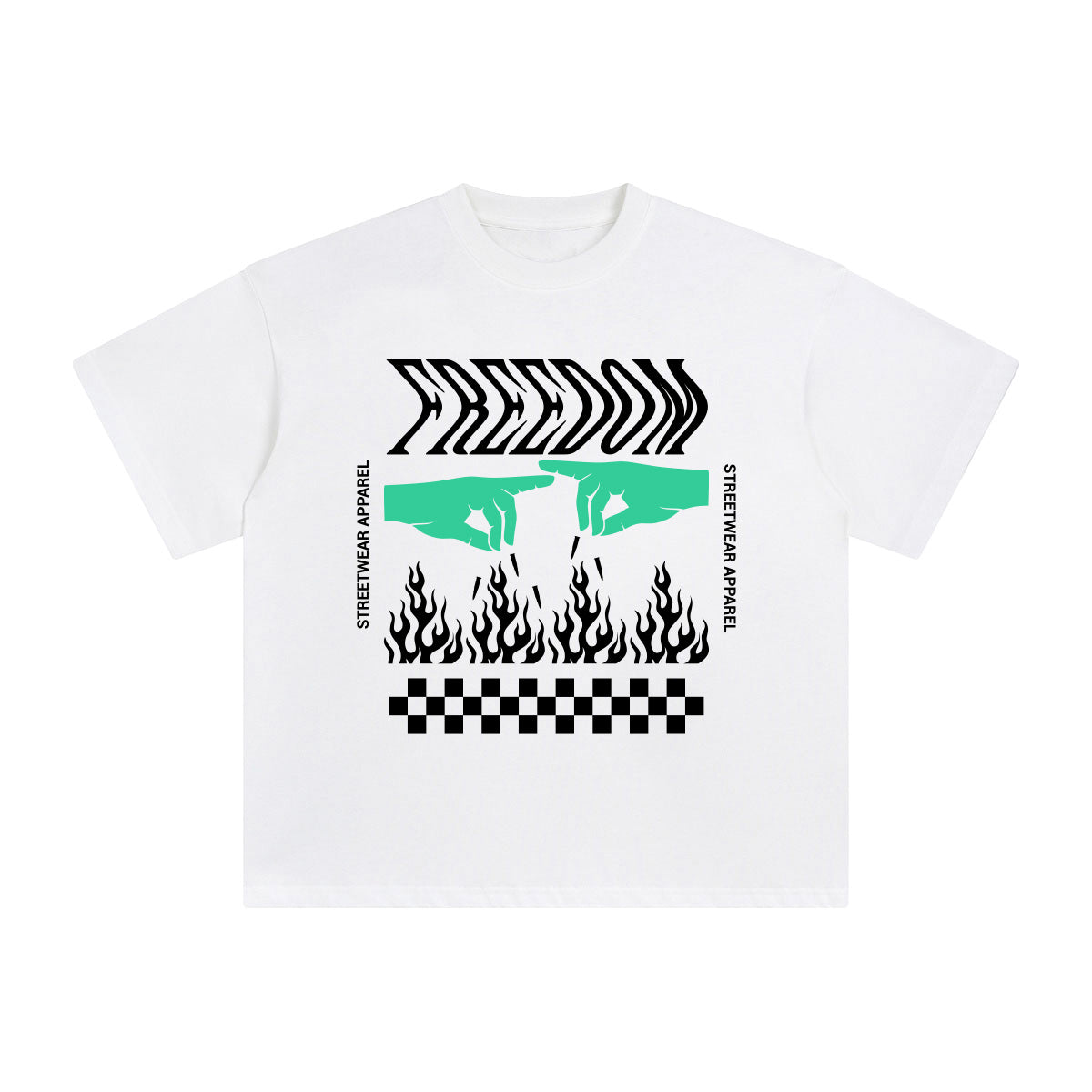 Freedom Aesthetic Graphic T Shirt-INNBLAC Fashion Apparel