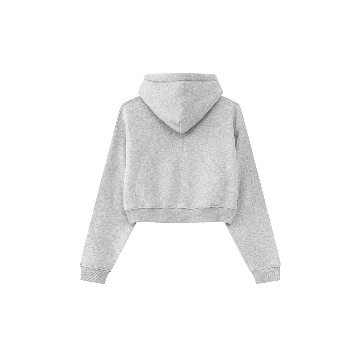 Cropped Zipped Up Hoodie-INNBLAC Fashion Apparel