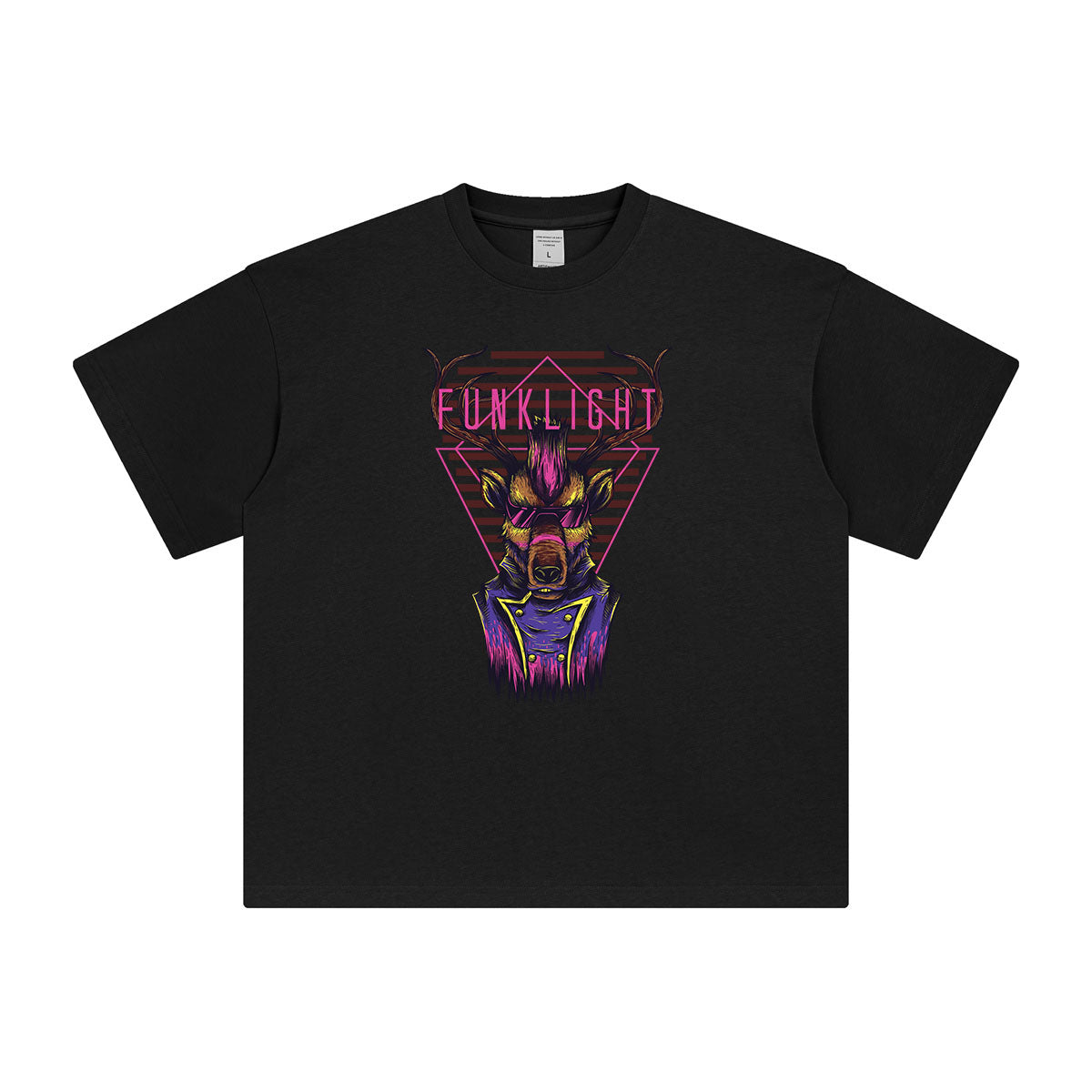 Funk Light Punk Graphic T Shirt-INNBLAC Fashion Apparel