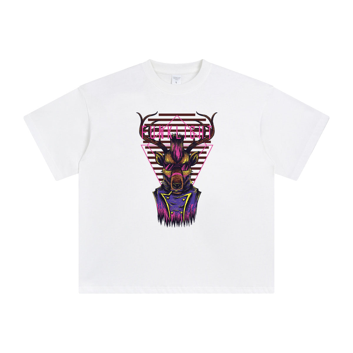 Funk Light Punk Graphic T Shirt-INNBLAC Fashion Apparel