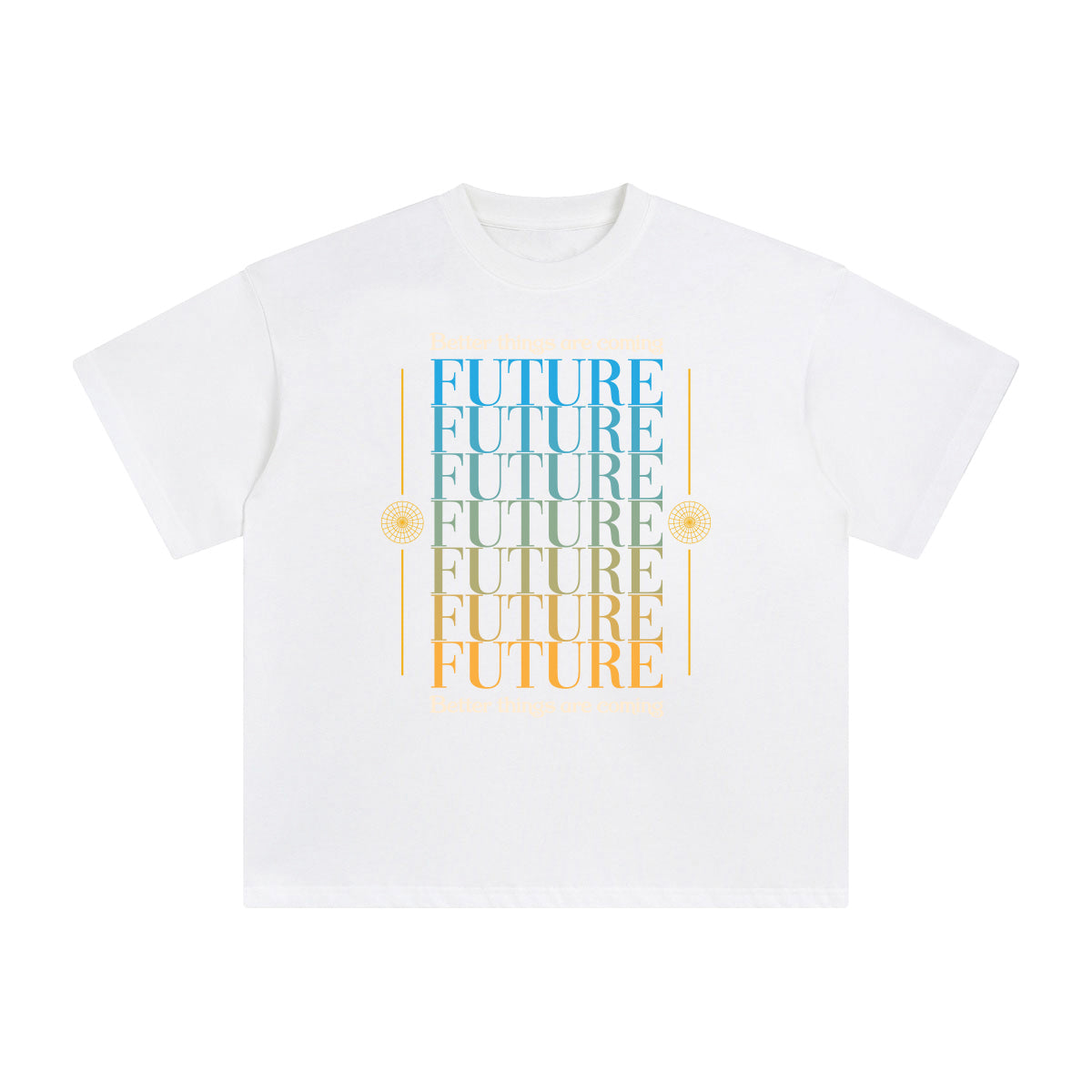 Future Abstract Graphic Tee-INNBLAC Fashion Apparel