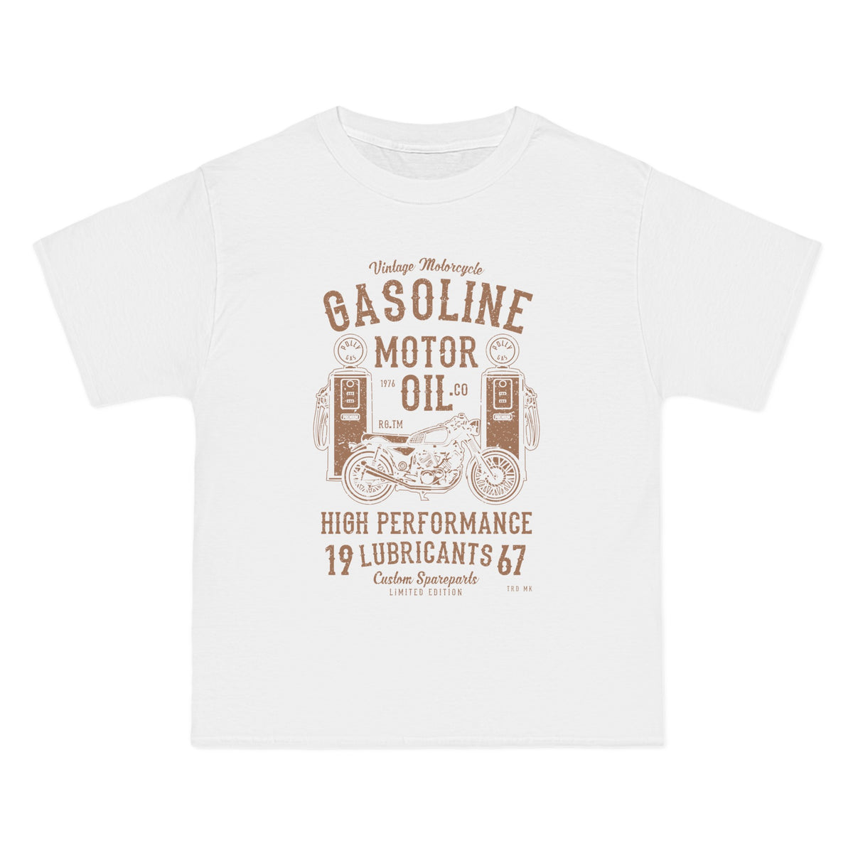 Gasoline Motor Oil Graphic Tee-INNBLAC Fashion Apparel