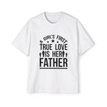 Girl & Father's Slogan Graphic Tee-INNBLAC Fashion Apparel