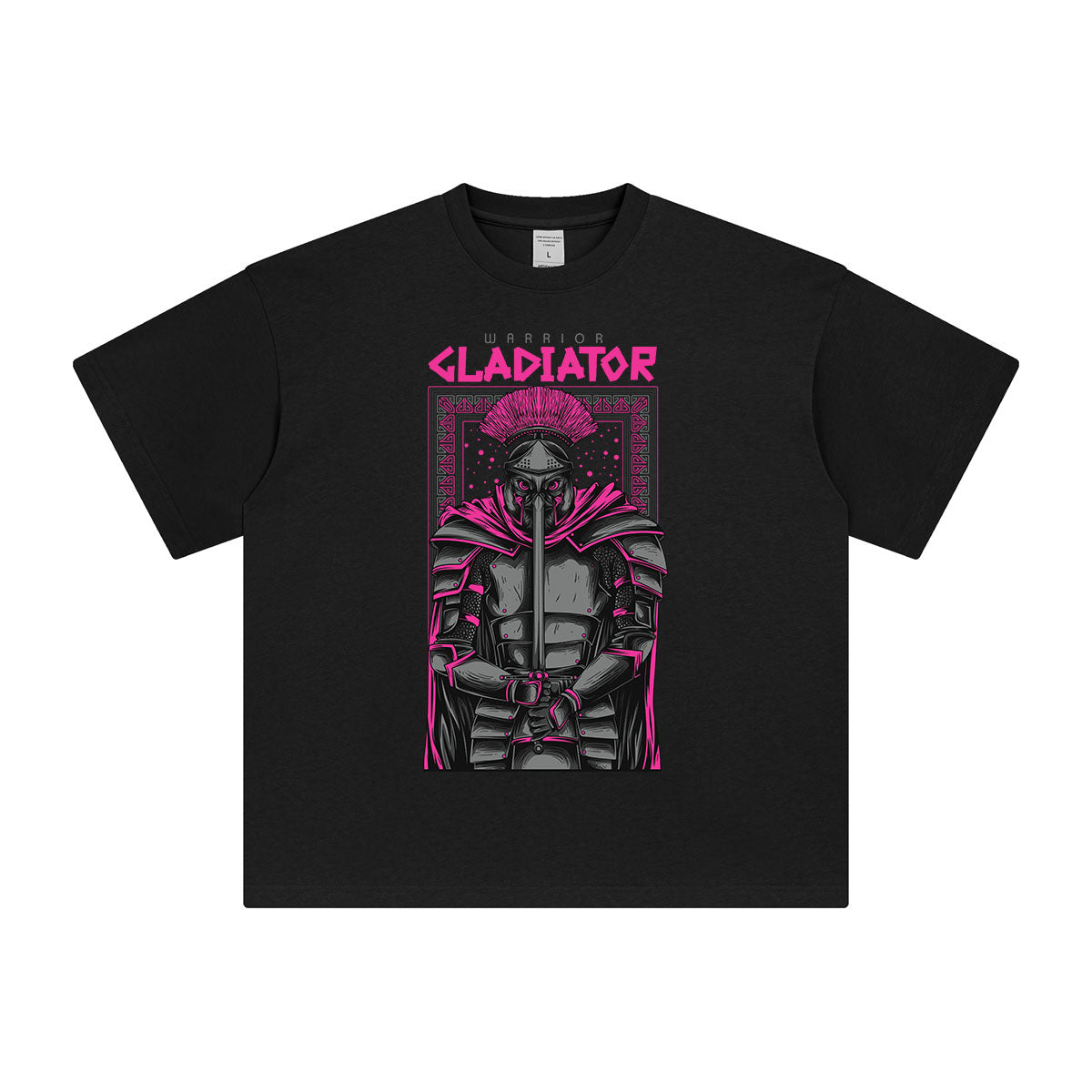 Gladiator Warrior Aesthetic Graphic Tee-INNBLAC Fashion Apparel