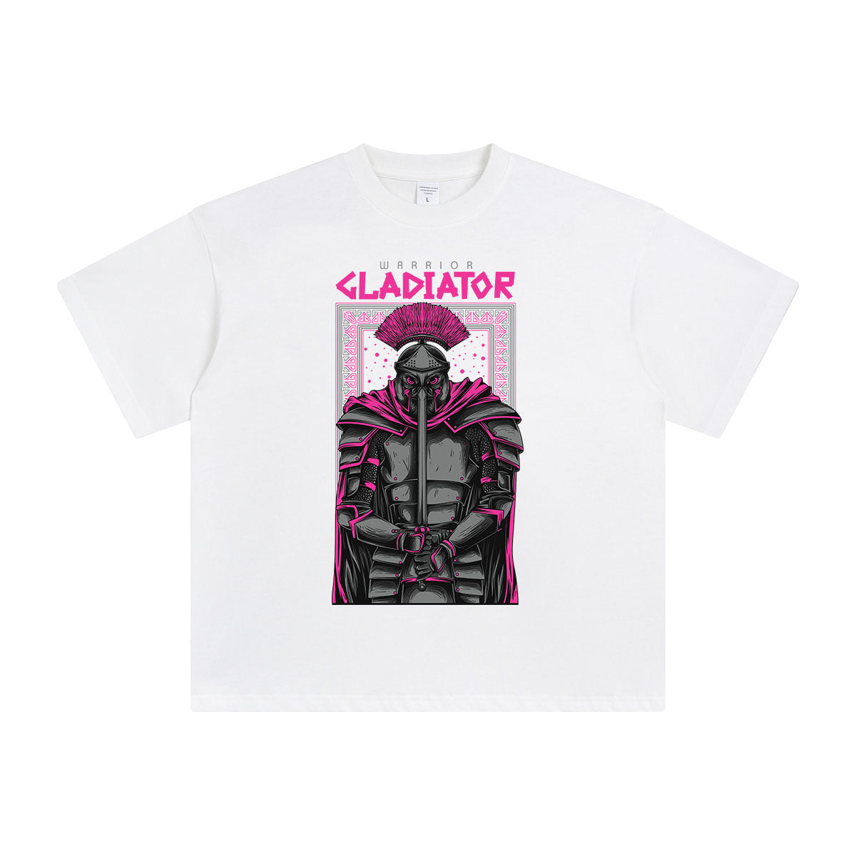 Gladiator Warrior Aesthetic Graphic Tee-INNBLAC Fashion Apparel