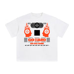 Go Hard or Go Home Abstract Graphic Tee-INNBLAC Fashion Apparel