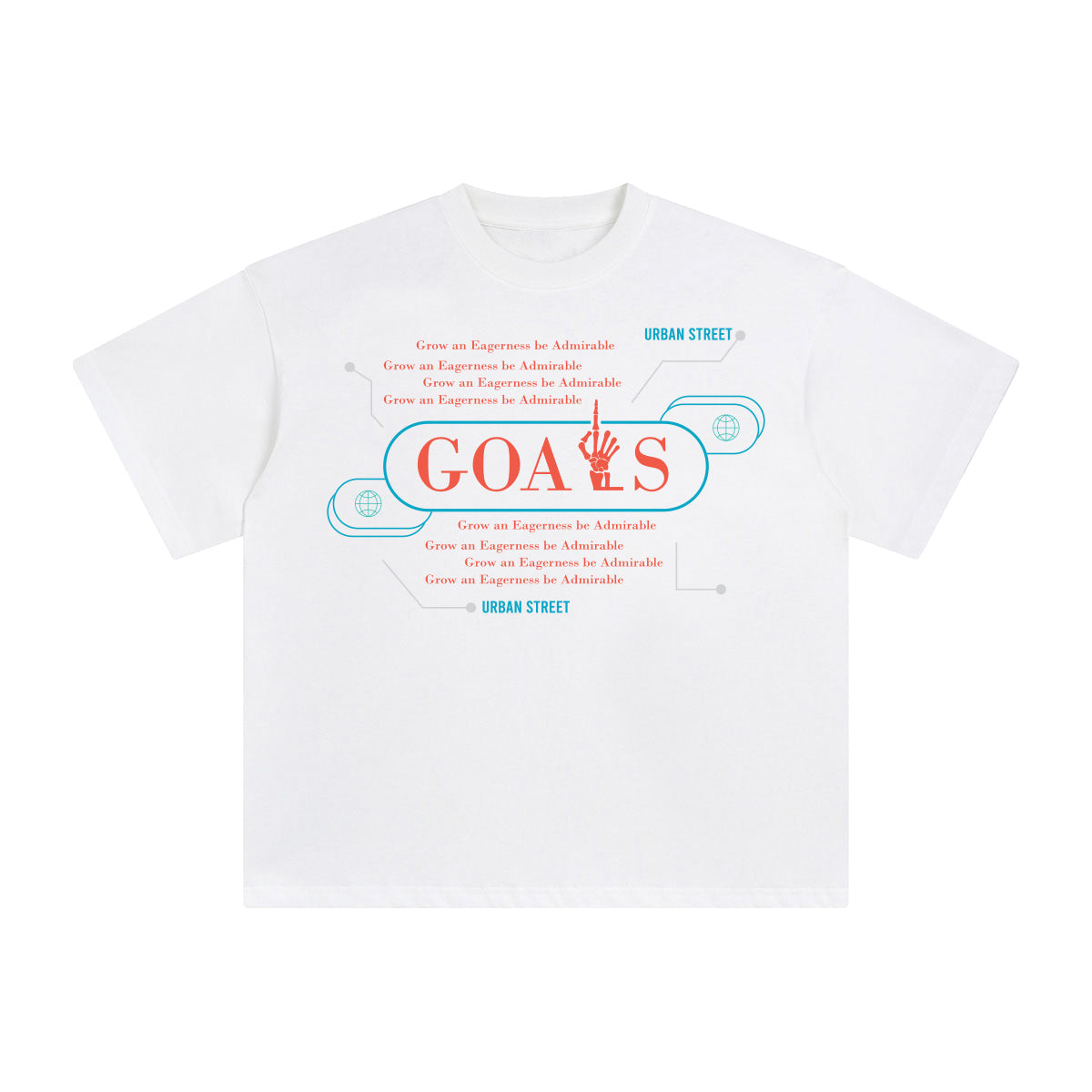Goals Abstract Graphic Tee-INNBLAC Fashion Apparel