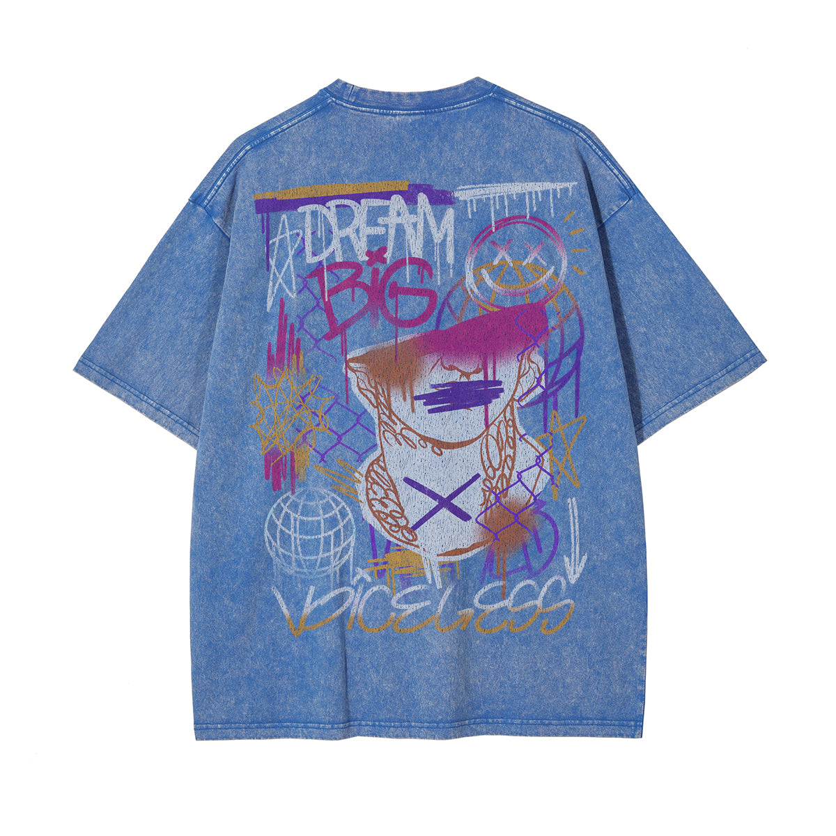 Graffiti Aesthetic Graphic Heavyweight Tee-INNBLAC Fashion Apparel