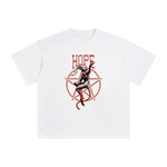 HOPE Statue & Pentagram Graphic Tee-INNBLAC Fashion Apparel