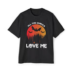 Halloween Bats Graphic Tee-INNBLAC Fashion Apparel