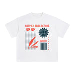 Happier than Before Abstract Graphic Tee-INNBLAC Fashion Apparel