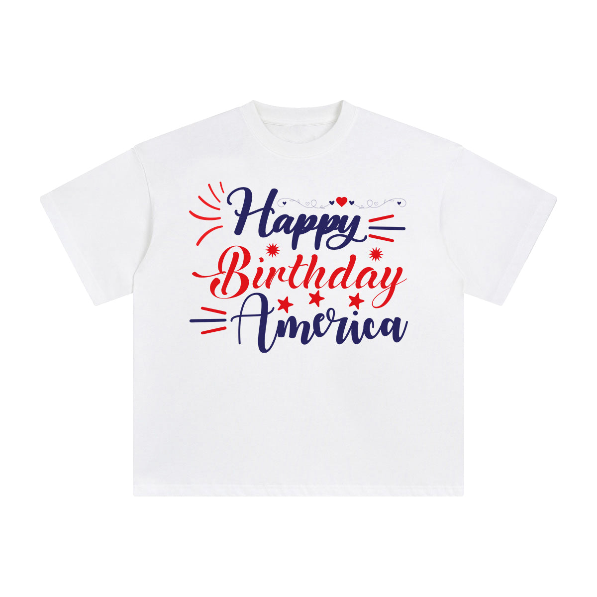 Happy Birthday America Graphic Tee-INNBLAC Fashion Apparel